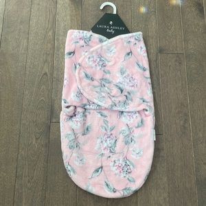 LAURA ASHLEY newborn sleep swaddle NWT